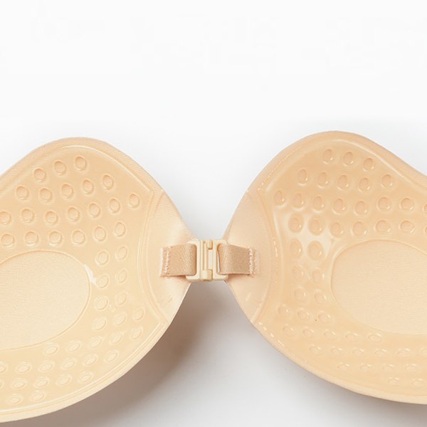 Bekväma Självhäftande Push-Up BH Beige B