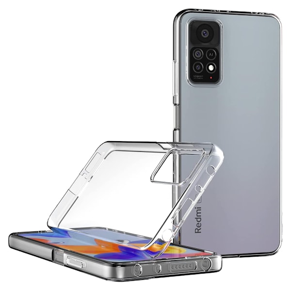 Redmi Note 11 Pro 5G - Transparent Silikonskal med Perfekt Passform