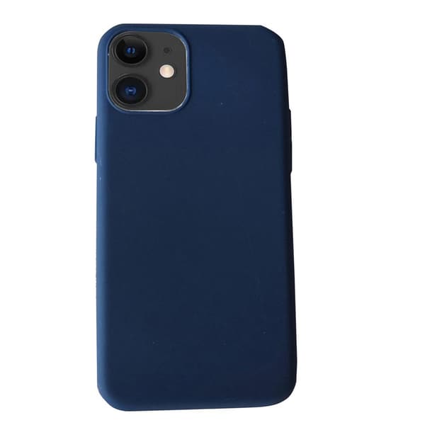 iPhone 12 Mini - Leman silikoneskal Svart