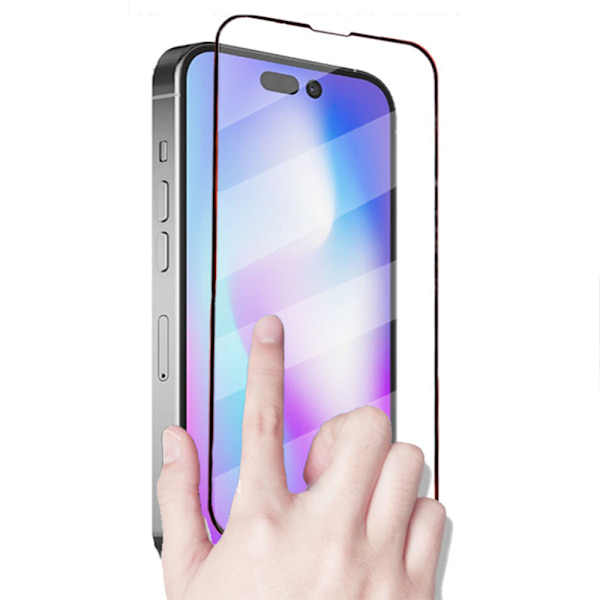 2-PACK iPhone 14 Pro Max - 2.5D näytönsuoja + kameran linssisuoja Transparent