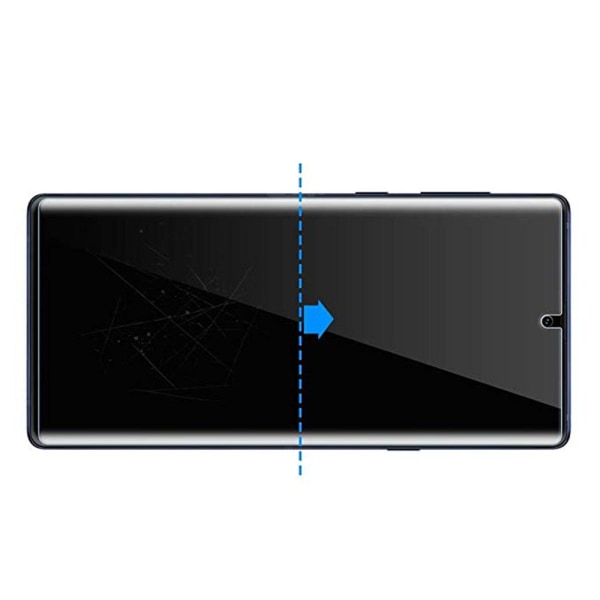 Note 10 2-PACK skjermbeskytter 9H Nano-Myk Skjerm-Fit HD-Clear Transparent/Genomskinlig