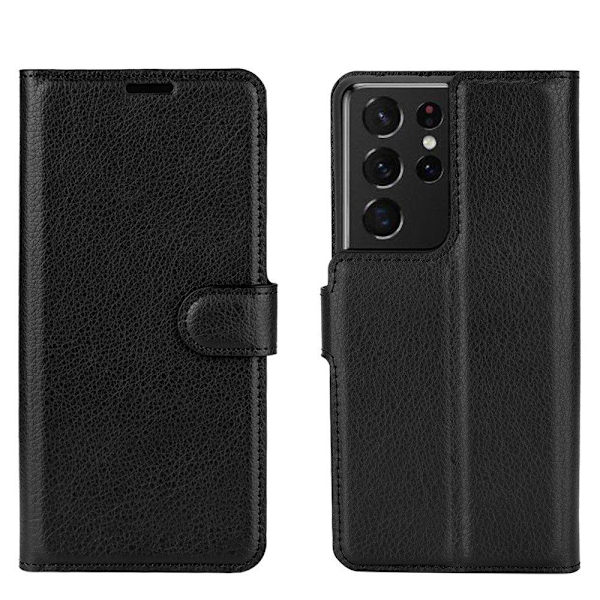 Samsung Galaxy S21 Ultra - Plånboksfodral Grön