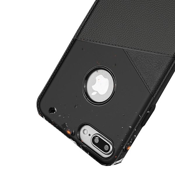 Stilrent Skal från LEMAN till iPhone 8 Brun