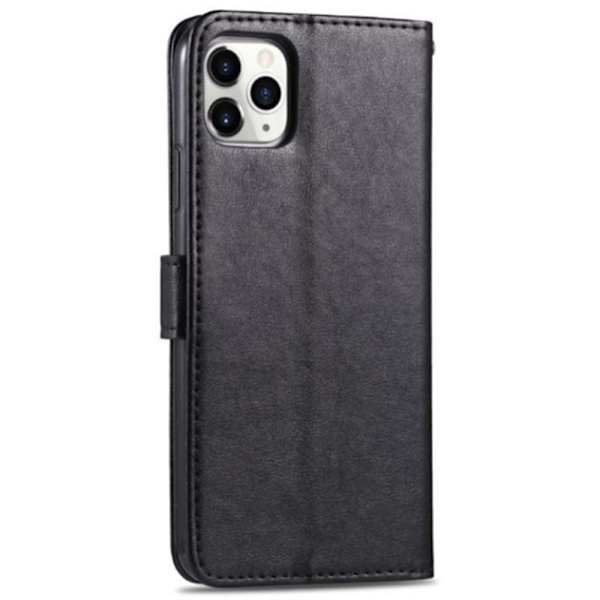 iPhone 11 Pro - Praktiskt Plånboksfodral YAZUNSHI Black Svart