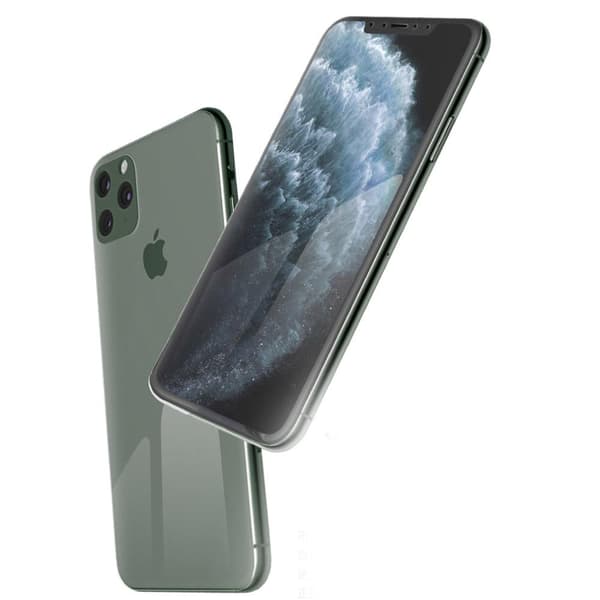 iPhone 11 Pro 3-PACK Skärmskydd Fram- & Baksida 9H Nano-Soft Transparent