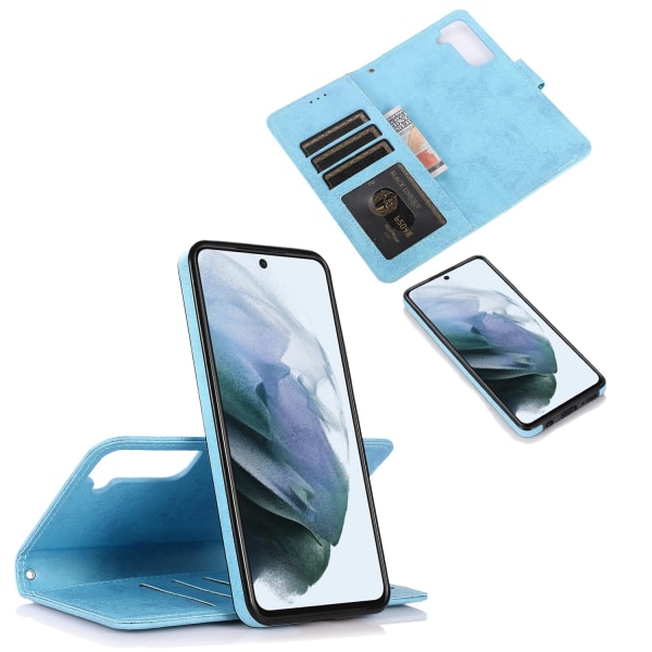 Korthållare Plånbok Flipfodral för Samsung Galaxy S23 FE Röd