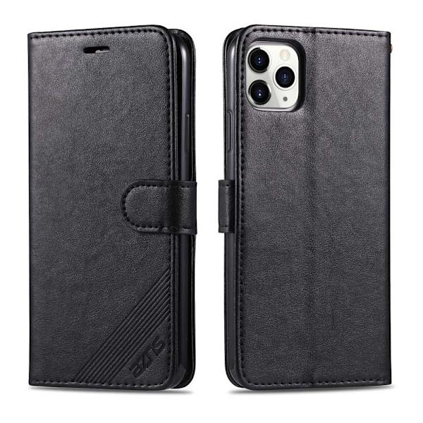 iPhone 11 Pro Max - Yazunshi Professionellt Plånboksfodral Brun