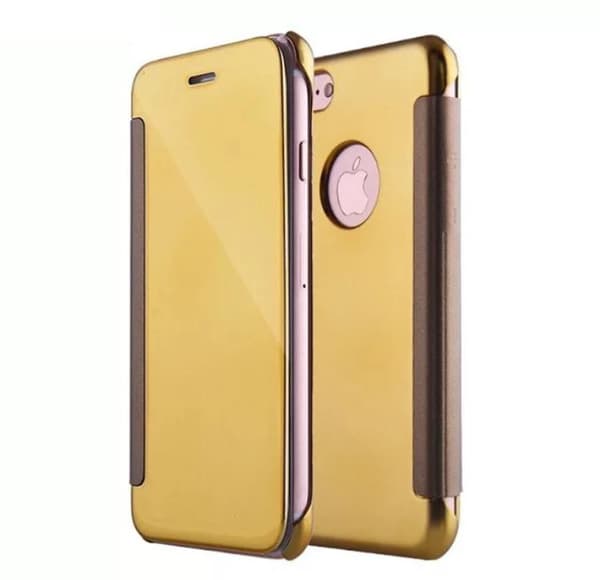 iPhone 6/6S Plus - LEMAN Stilrent Clear View-fodral (ORIGINAL) Silver
