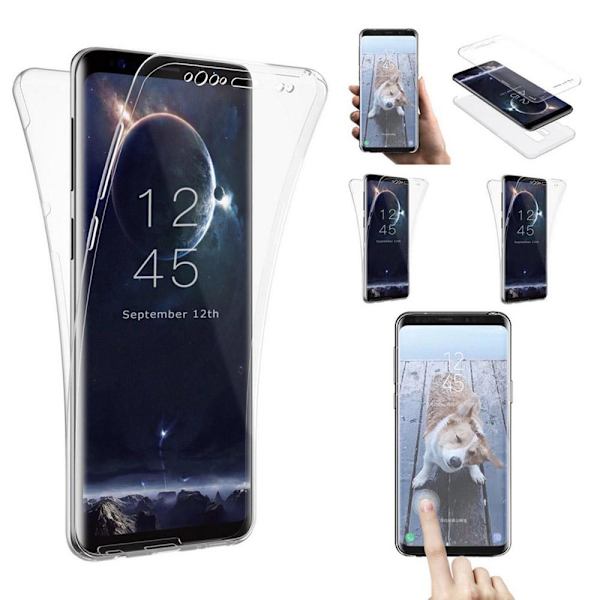 Samsung Galaxy S9+ Dubbelsidigt silikonfodral med TOUCHFUNKTION Guld
