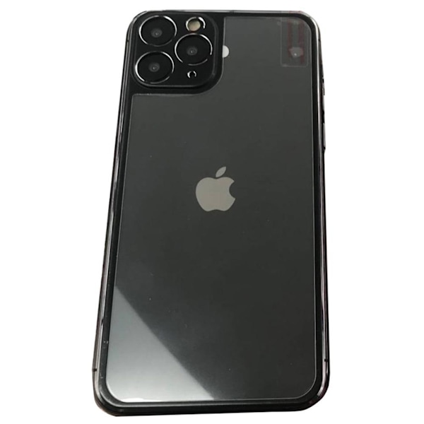 i11 Pro Max Skärmskydd Baksida Aluminium + Titanlegerings metall Svart