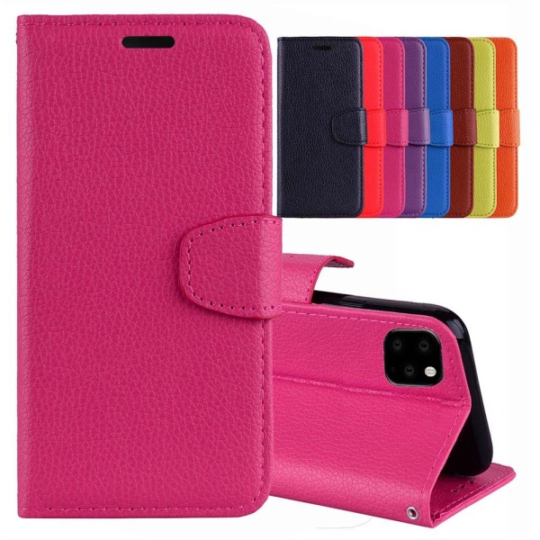 iPhone 11 Pro Max – praktisk lommebokdeksel (NKOBEE) Pink Rosa