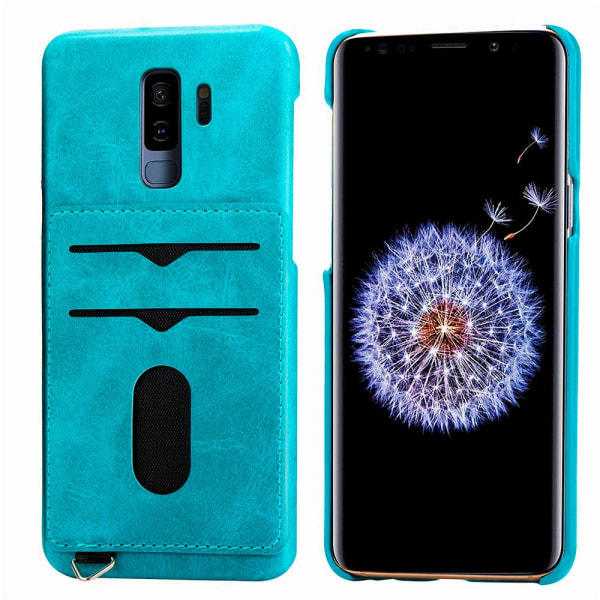 NYHET! Skal med Korth�llare - Samsung Galaxy S9+ (Vintage-Mark) Rosaröd