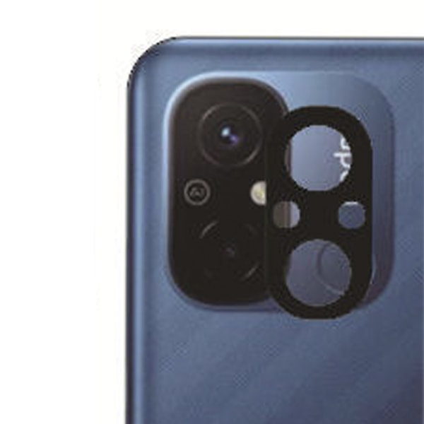 Xiaomi Redmi 12C - 2.5D kamera linsecover HD 0.2mm Svart/Transparent