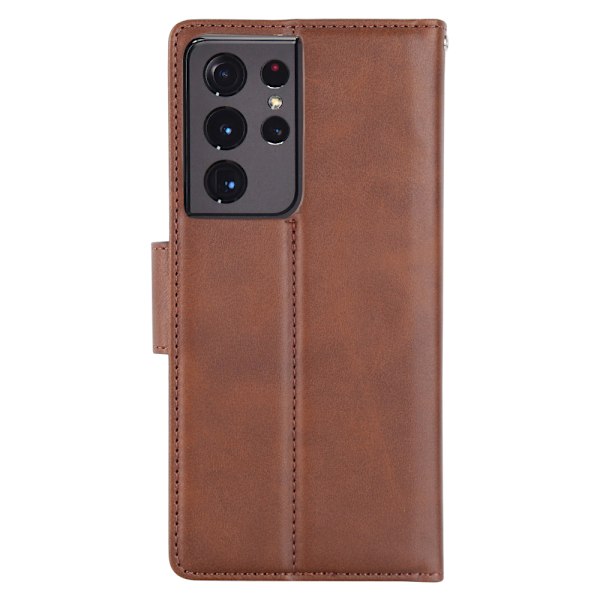 Samsung Galaxy S24 Ultra- Stilrent 2-i-1 Plånboksfodral - Hanman Miluo Svart