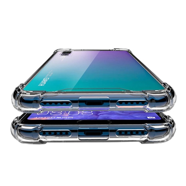 Huawei P20 Pro - Tunt Silikonskal med Airbagfunktion Transparent/Genomskinlig