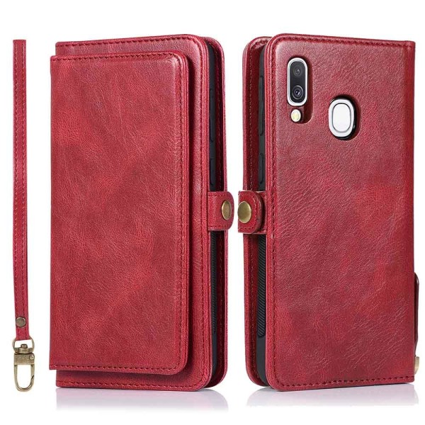 Samsung Galaxy A40 - Pung etui Dobbelt funktion Brun