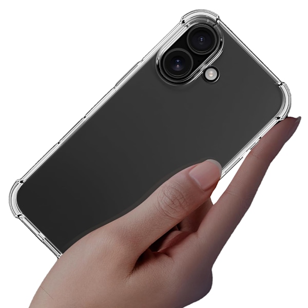 iPhone 16 Plus - Stötdämpande Silikonskal från Leman!