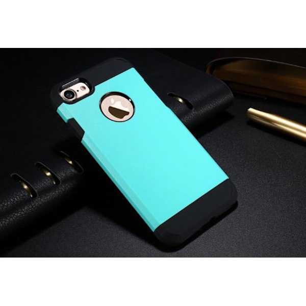 Händig Hybrid Armor Skal till iPhone 7 PLUS från FLOVEME OceanBlue Marinblå