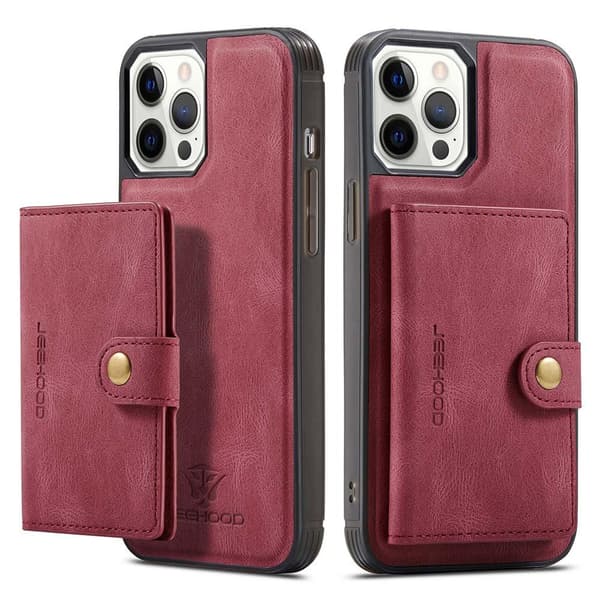 iPhone 12 Pro - Skal med Kortfack Svart