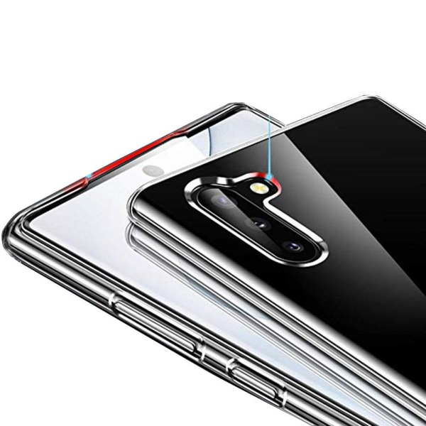 Samsung Galaxy Note 10 - Beskyttende silikonecover (FLOVEME) Transparent/Genomskinlig