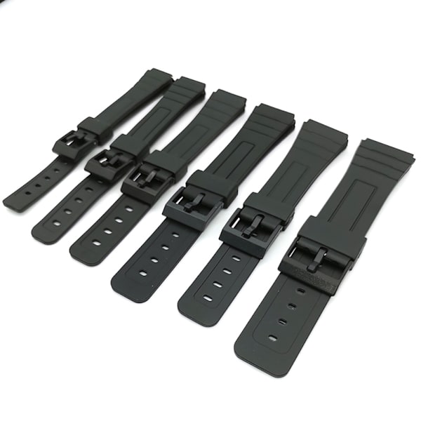 Silikongummi Klockarmband 12-22mm 16mm
