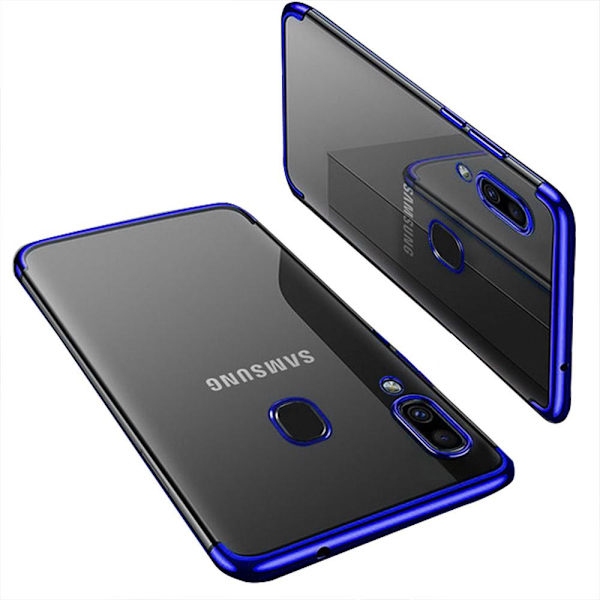 Samsung Galaxy A20E - Stötdämpande Silikonskal Floveme Guld