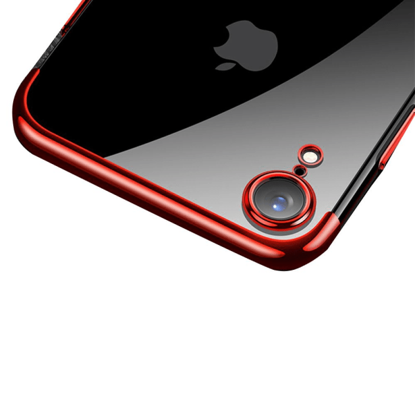 iPhone XR - Käytännöllinen silikonikotelo ja rengaspidike (FLOVEME) Silver