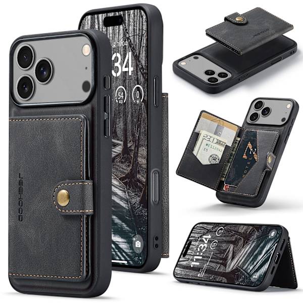 iPhone 17 Pro Wallet Case  Premiumkvalitet Grön