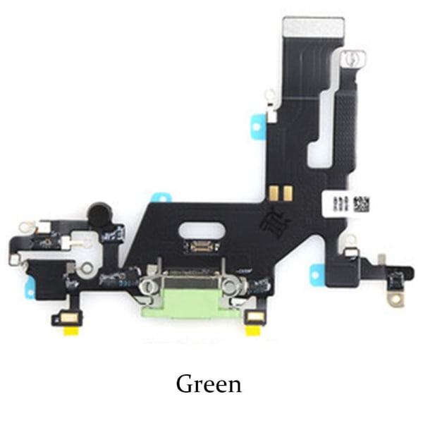 USB-laddningsport Flex-kabel iPhone 11 Grön