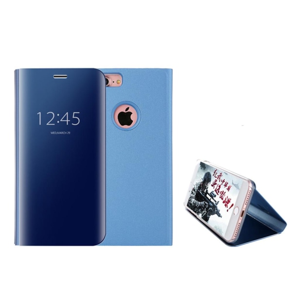 iPhone 8 - Exklusivt Smart Leman Fodral Himmelsblå