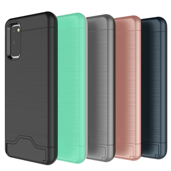 Samsung Galaxy S20 Ultra - Skal med Kortfack JENSEN Grå