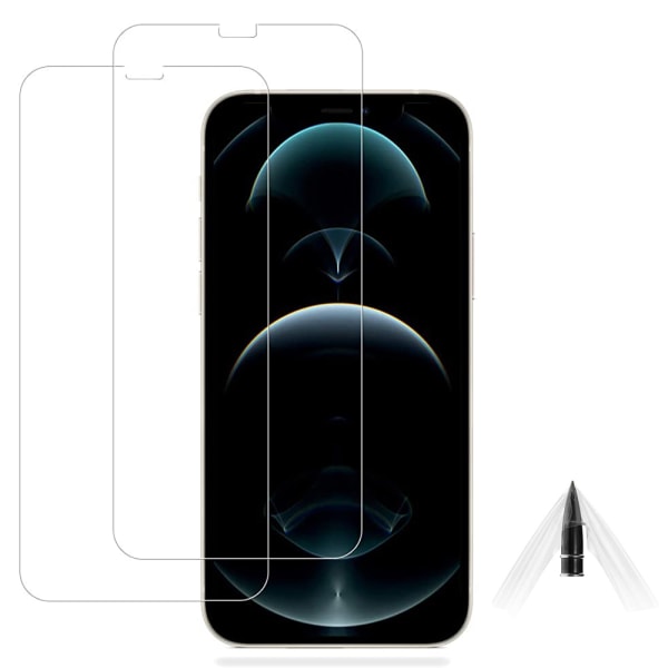 3-PACK iPhone 14 Pro Max skjermbeskytter Hydrogel HD 0,2 mm Transparent