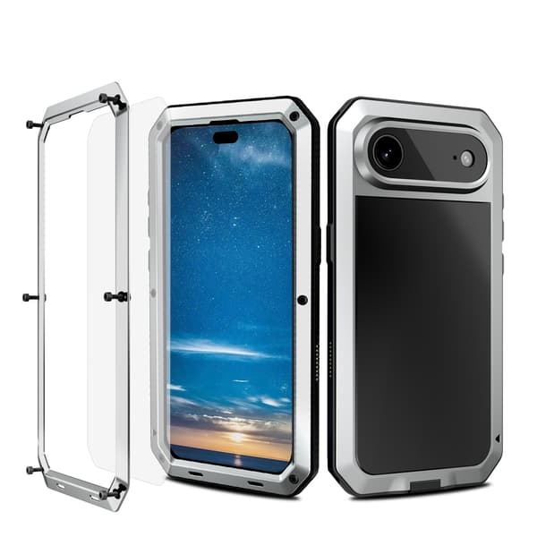 iPhone 17 Air - Skyddande Aluminium Skal Röd