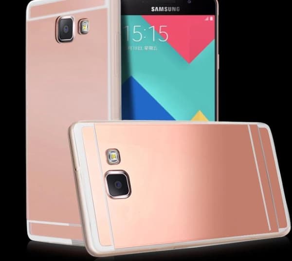Samsung Galaxy A5 (2016) SKAL från LEMAN med Spegeldesign Guld