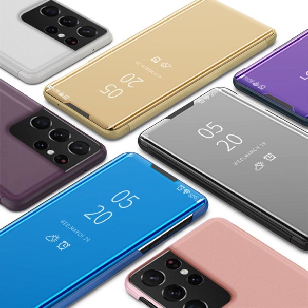 Samsung Galaxy S21 Ultra - Fodral LEMAN Himmelsblå