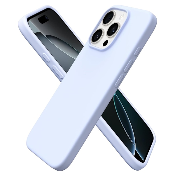 iPhone 16 Pro Max - Elegant & Stöttåligt Silikonskal Vit