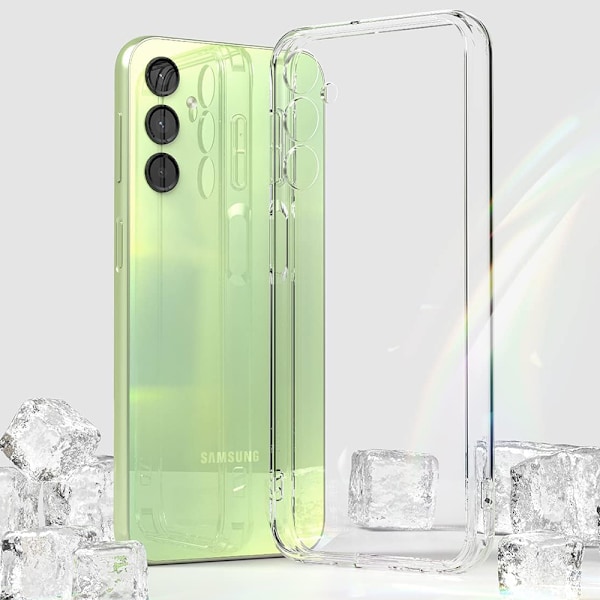 A35 5G - Stötdämpande TUNT Silikonskal Hög Absorvationsförmåga Transparent