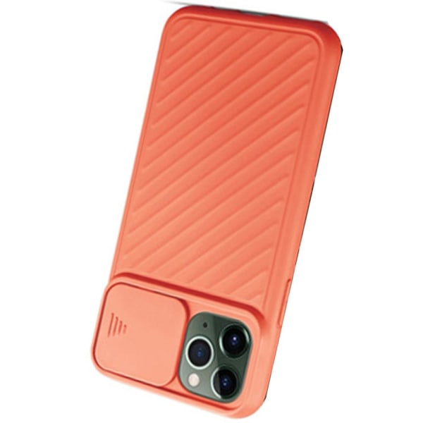 iPhone 12 Pro - Sileä kansi kameran suojauksella Röd