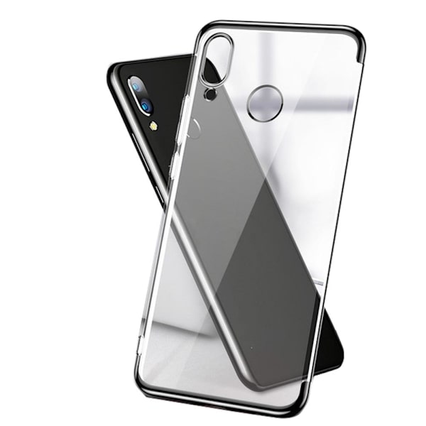 Huawei P Smart 2019 - Skyddande Silikonskal (FLOVEME) Svart