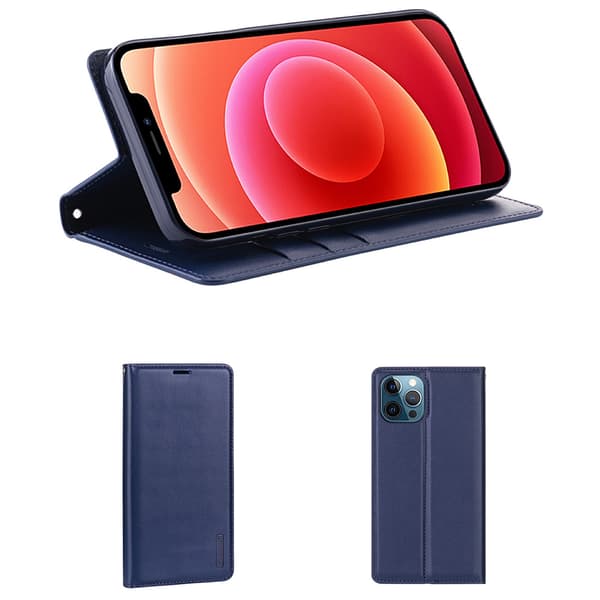 iPhone 14 Pro Max - Smidigt Smart HANMAN Plånboksfodral Rosaröd