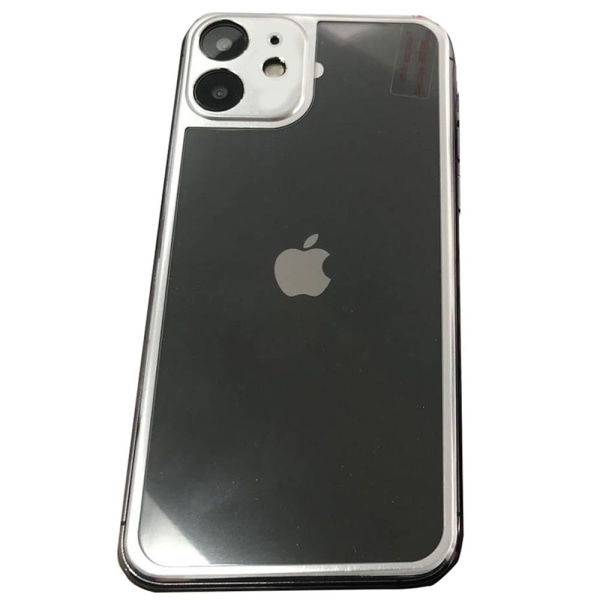 iPhone 11 Skärmskydd Baksida Aluminium + Titanlegerings metall Black Svart
