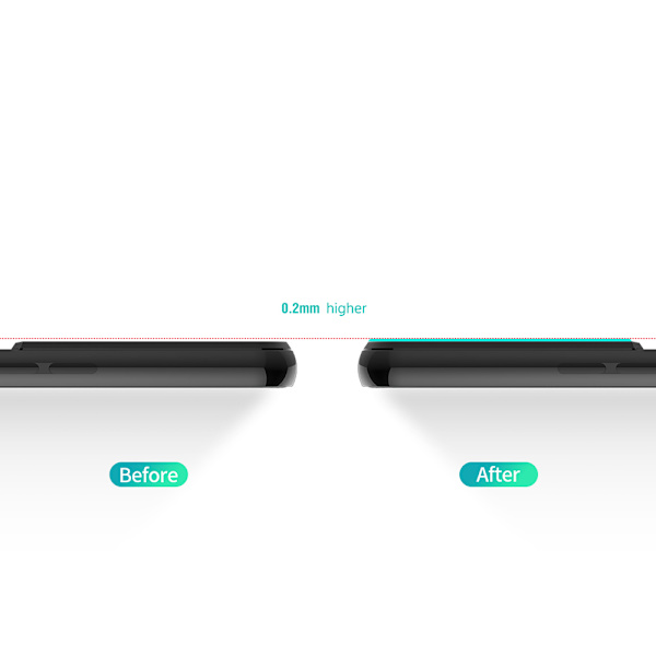 2-Pack Skyddande 2.5D Kameralinsskydd HD 0,2mm för Galaxy S24