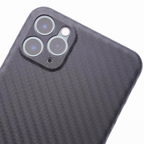 iPhone 11 Pro - Skyddsskal Karbon-Design Black