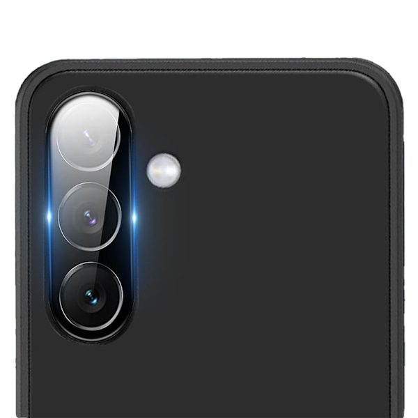 Kameraskydd - 2.5D med Elegant Svart Ram till Samsung Galaxy S24 FE