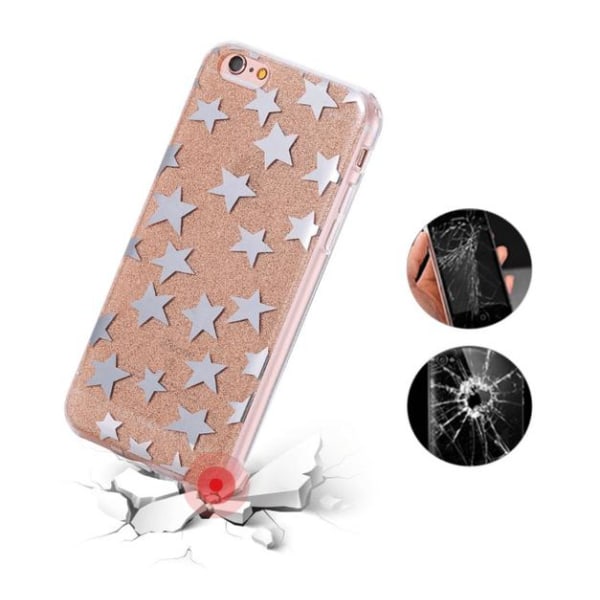 iPhone 6/6S Stilrent Crystalstar-skal från FLOVEME ORIGINAL Guld