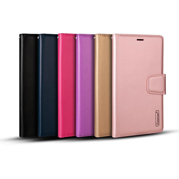 Elegant etui med pung fra Hanman - Samsung Galaxy S10 Svart