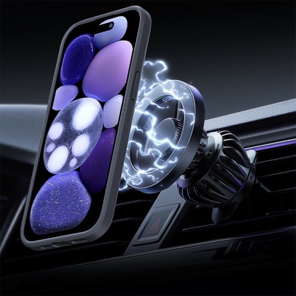 iPhone 15 Plus - Smidigt Magnetiskt Matt Fodral