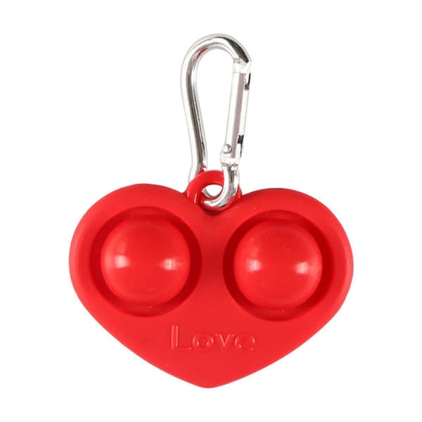 Hjärta Fidget Toy Pop It Simple Dimple Grön