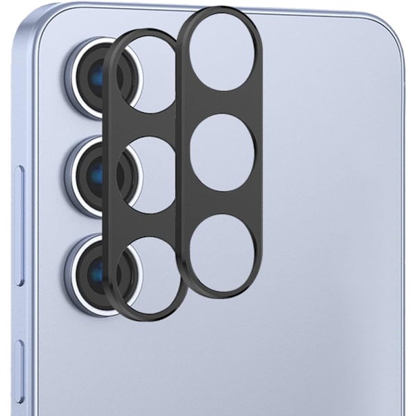 Kameraskydd - 2.5D med Elegant Svart Ram till Samsung Galaxy S24 FE