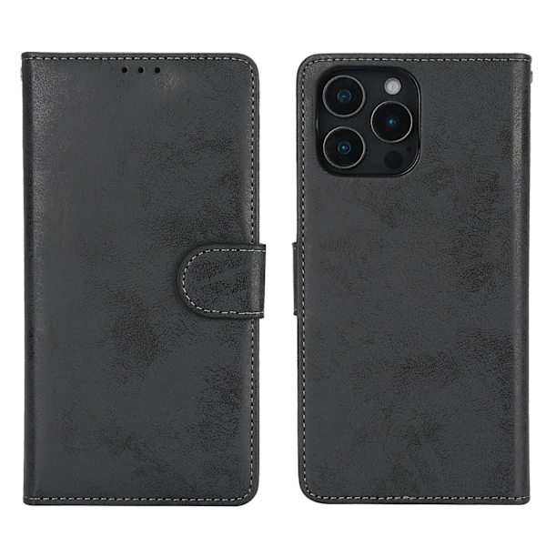 iPhone 16 Pro - Premium Plånboksfodral i Smart design med 3 kortfack Himmelsblå